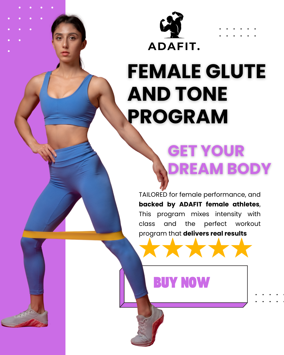 ADAFIT FEMALE TONE & GLUTE PROGRAM