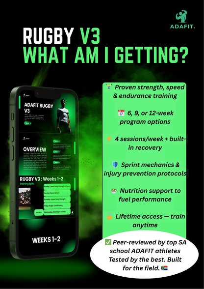 ADAFIT RUGBY V3 TRAINING PROGRAM